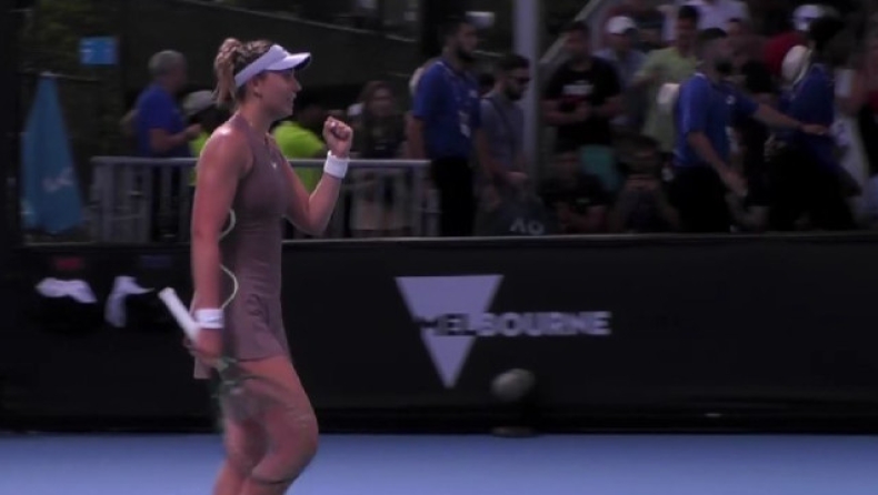 H Πάουλα Μπαντόσα πανηγυρίζει