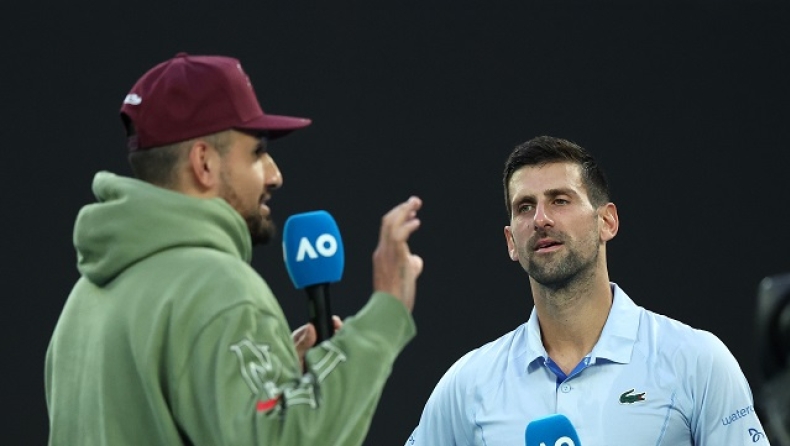 Ο Κύργιος παίρνει συνεντευξη από τον Νόβακ Τζόκοβιτς