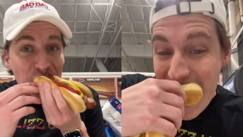 Τύπος έτρωγε χοτ ντογκ για επτά ημέρες: Κατάφερε να χάσει βάρος (vid)