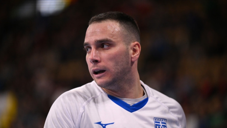  O Kεδέρης με την εθνική χάντμπολ