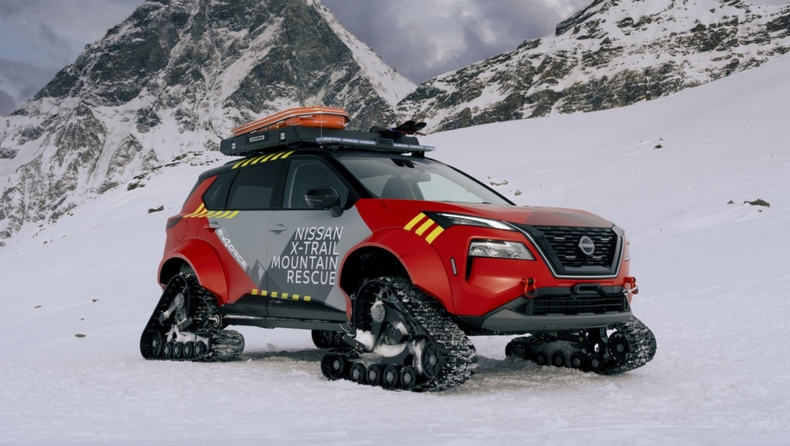 Nissan X-Trail Mountain Rescue: Ένα θηρίο με ερπύστριες που ανεβαίνει στα βουνά 