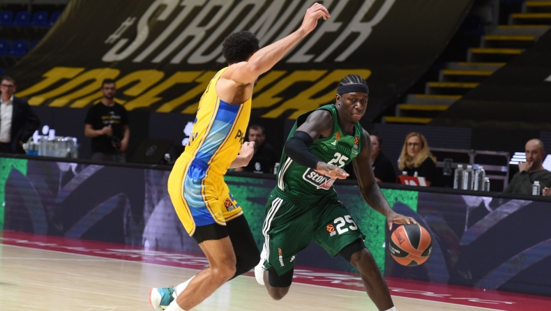 Παναθηναϊκός: Πρόβλημα στον αγκώνα ο Ναν, δεν γύρισε στο ματς