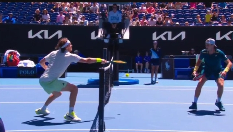 Ο Τσιτσιπάς σε στοπ βολε