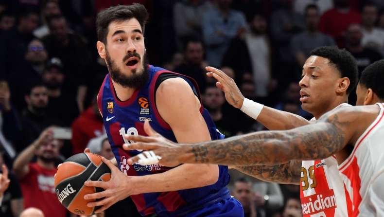 Ερυθρός Αστέρας - Μπαρτσελόνα 76-85: Πέρασμα με τρίποντα και δημιουργία από το Βελιγράδι (vid)