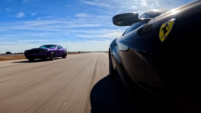 Ferrari Vs Dodge: «Δαίμονας» ήταν η 812 GTS (vid)