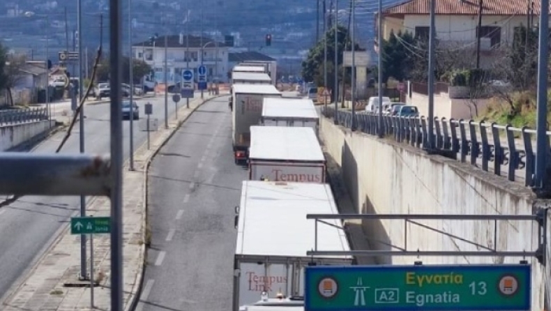 Κομβόι με βουλγαρικές νταλίκες μετέφερε στρατιωτικό υλικό από τα Ιωάννινα: Μυστήριο ο προορισμός (vid)