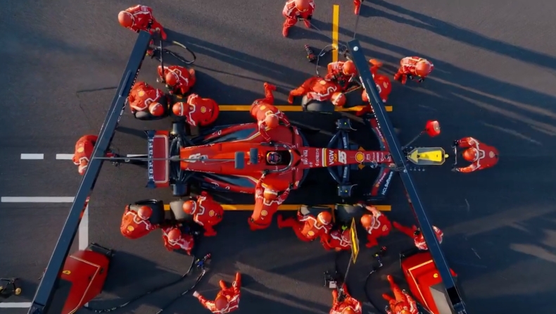 F1 - Η Ferrari έκανε λάθος pit stop και σε προωθητικό βίντεο