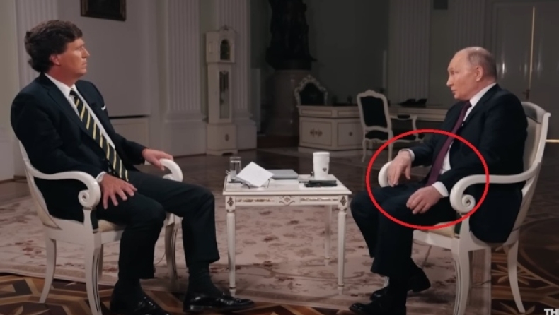 Ειδικός στη γλώσσα του σώματος αποκάλυψε όλα τα «τεχνάσματα» του Πούτιν στη συνέντευξη με τον Τάκερ Κάρλσον (vid)