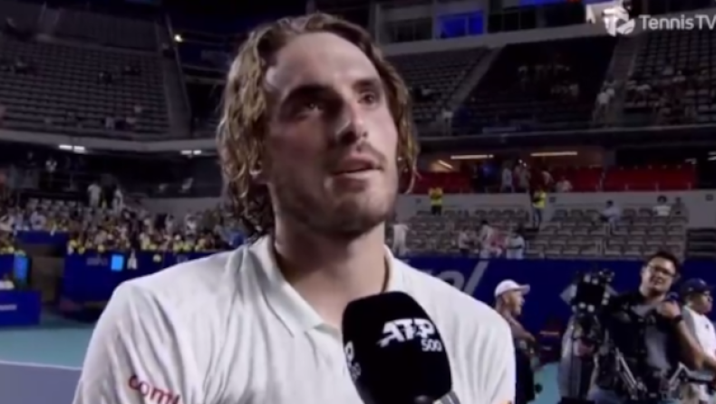 O Τσιτσιπάς κάνει δηλώσεις