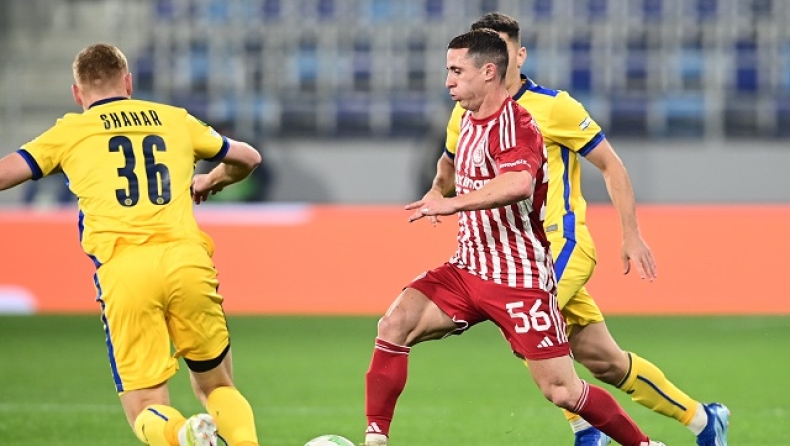 Ολυμπιακός: Εξωπραγματικός Ποντένσε, ένα γκολ και δύο ασίστ στο πρώτο ημίχρονο (vids) 