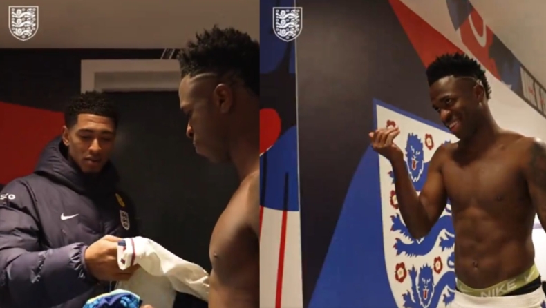 Αγγλία - Βραζιλία: Η viral συζήτηση μεταξύ Μπέλινγκχαμ και Βινίσιους μετά τη νίκη της «σελεσάο»