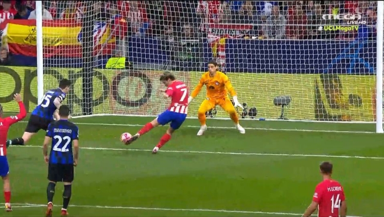 Ατλέτικο Μαδρίτης - Ίντερ: Άνοιξε το σκορ ο Ντιμάρκο, ισοφάρισε ο Γκριεζμάν (vid)