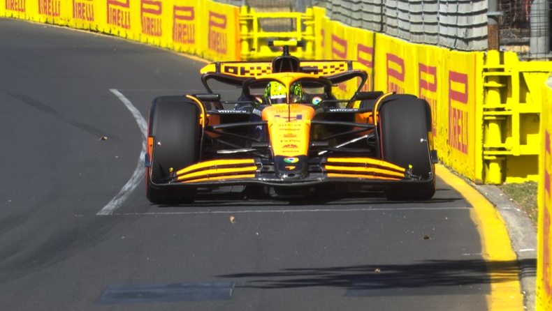 F1 - Αυστραλία: Ταχύτερος ο Νόρις στο επεισοδιακό FP1 του Άλμπερτ Παρκ