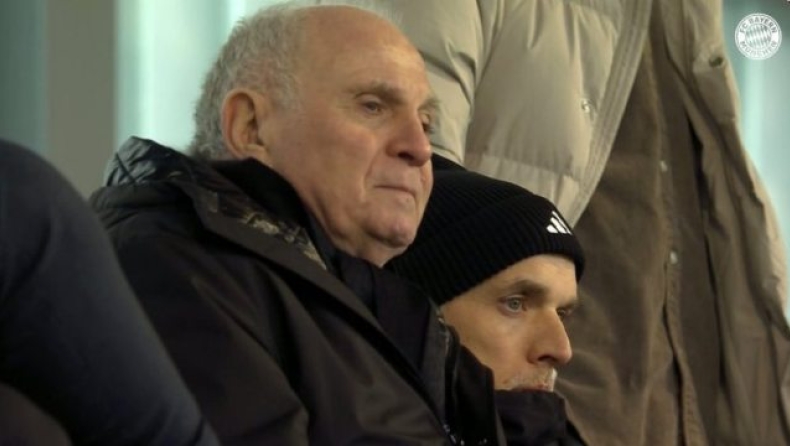 Κ19 Μπάγερν - Ολυμπιακός: Τούχελ και Ούλι Χένες είδαν από κοντά τον ερυθρόλευκο θρίαμβο