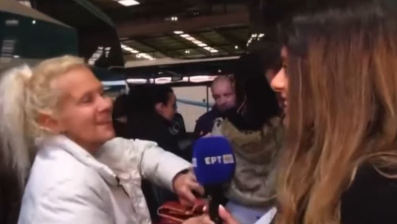 Καρναβαλίστρια «ξέρανε» ρεπόρτερ της ΕΡΤ: «Είμαστε στο γκρουπ για τον μούτσο καβάλα» (vid)