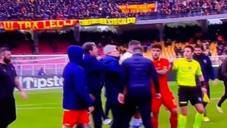 Serie A: O προπονητής της Λέτσε χτύπησε με κουτουλιά επιθετικό της Βερόνα και είναι στην «έξοδο» (vid)