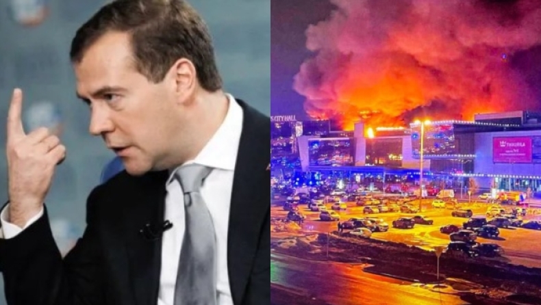 Μακελειό στη Μόσχα: Ο Μεντβέντεφ απειλεί την Ουκρανία «αν αποδειχθεί ότι ευθύνονται αυτοί»