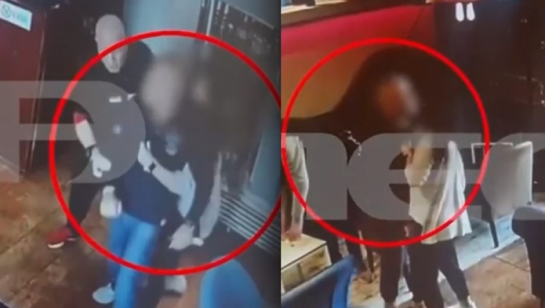 Θεσσαλονίκη: Η στιγμή του μαχαιρώματος του μάγειρα στη Μενεμένη (vid)