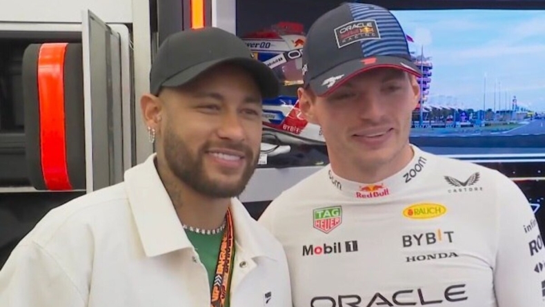 F1 - Ο Νεϊμάρ στο Μπαχρέιν και στο γκαράζ της Red Bull (vid)