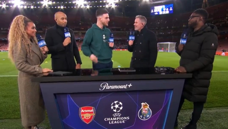 Άρσεναλ - Πόρτο: Ανρί και Κάραγκερ σχολίασαν on air το κούρεμα του Ράις (vid)