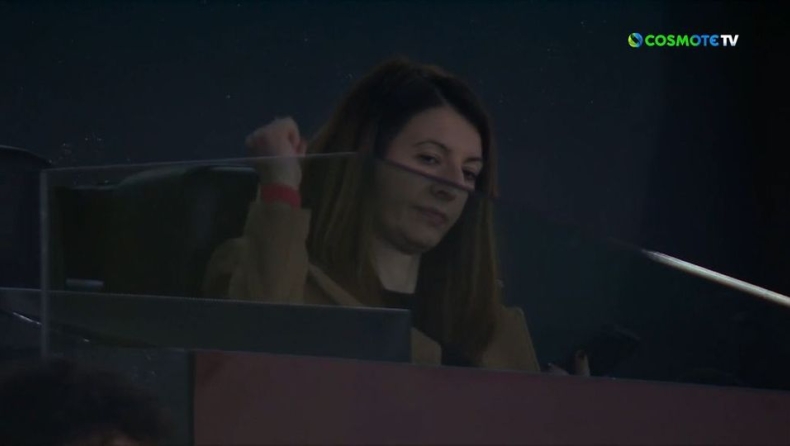 Σουλούκου: Πανηγύρισε τη νίκη της Ρόμα με σφιγμένη τη γροθιά