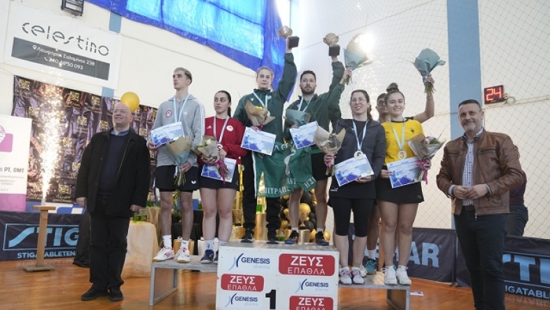 Οι Κωνσταντίνος Κωνσταντινόπουλος και Ελισάβετ Τέρπου