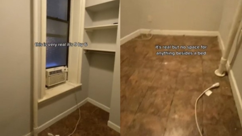 «Το πιο μικρό σπίτι στη Νέα Υόρκη»: Το βίντεο που έκανε το γύρο του διαδικτύου και εξόργισε τους πάντες (vid)