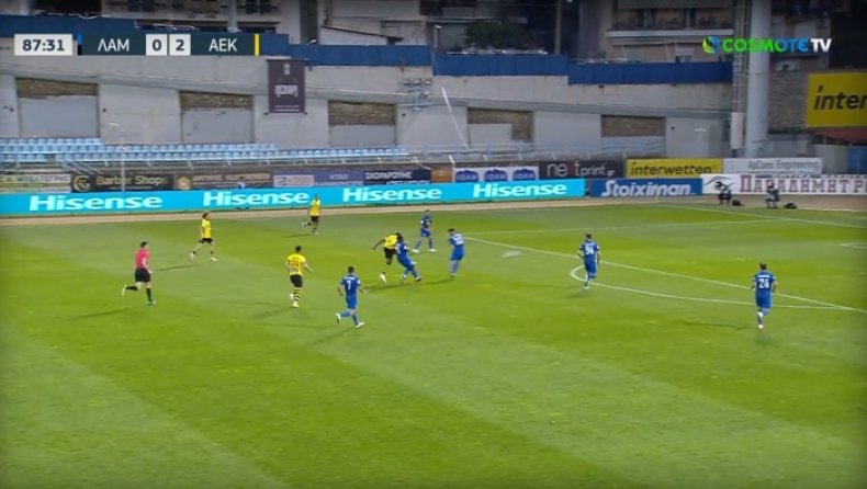Λαμία-ΑΕΚ: Γκολ για Οσκαρ ο Λιβάι Γκαρσία, «ρουκέτα» και 0-3 (vid) 
