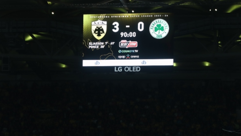 Τα highlights από το ΑΕΚ-Παναθηναϊκός 3-0 (vid) 