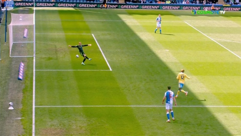 Μπλάκμπερν - Σέφιλντ Γουένσντεϊ: Διπλή γκάφα για... όσκαρ από τον τερματοφύλακα των Ρόβερς και απίθανο αυτογκόλ (vid) 