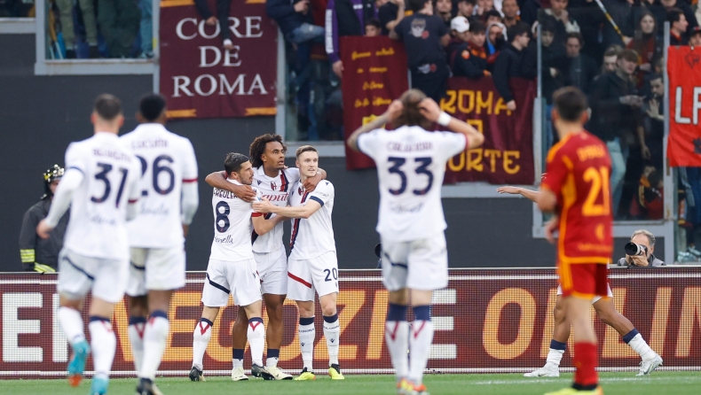 Ρόμα-Μπολόνια 1-3: Μια ανάσα από το Champions League οι Ροσομπλού