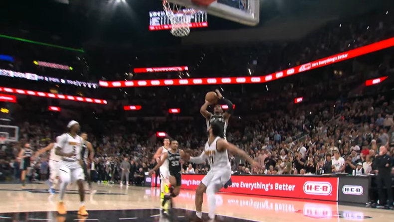 NBA: Ο Γκράχαμ ευστόχησε στη λήξη για τη νίκη των Σπερς και την πρωτιά στο Top 10 (vid)