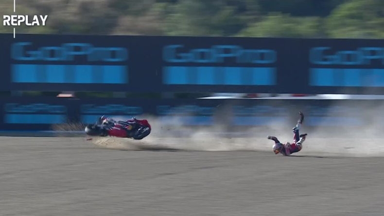 MotoGP: Τι προκάλεσε το «φεστιβάλ πτώσεων» στο Σπριντ της Χερέθ (vid)