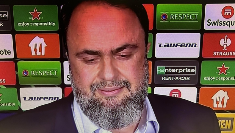 Ολυμπιακός - Μαρινάκης: Δακρυσμένος ο πρόεδρος του Ολυμπιακού, αποθέωσε ομάδα και Μεντιλίμπαρ