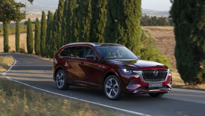 Mazda CX-80: Το νέο μεγάλο SUV με τρεις σειρές καθισμάτων (vid)