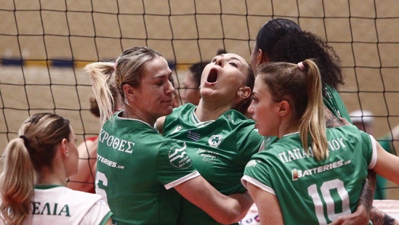 H ομάδα βόλεϊ του Παναθηναϊκού