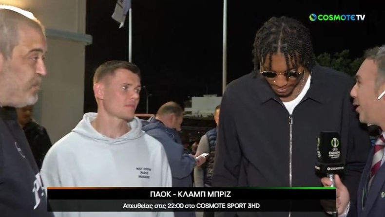 ΠΑΟΚ - Κλαμπ Μπριζ: Στην Τούμπα οι Πόρτερ και Φρίντρικσον (vid)