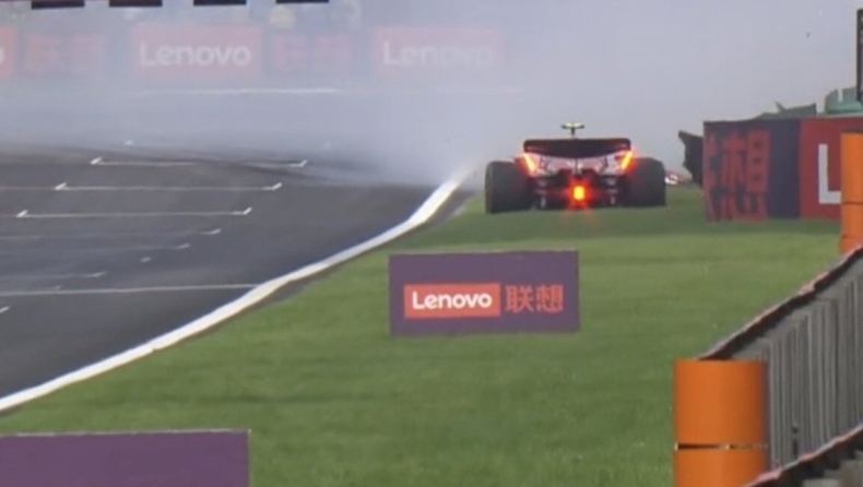 F1 - Έξοδος για τον Σάινθ, κόκκινη σημαία στις κατατακτήριες της Κίνας (vid)