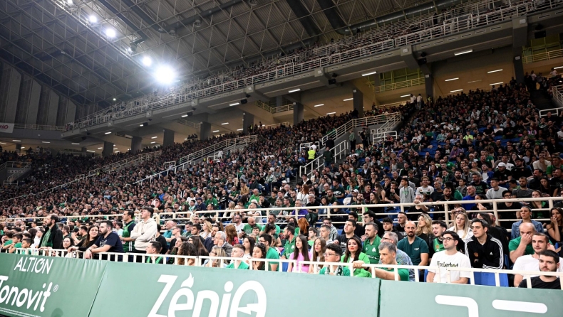 Παναθηναϊκός - Προμηθέας: Περισσότεροι από 11.000 φίλοι των «πρασίνων» σε αδιάφορο ματς