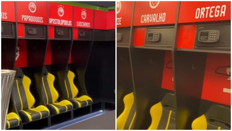 OPAP Arena: Στον Ολυμπιακό τα αποδυτήρια της ΑΕΚ (VIDEO)