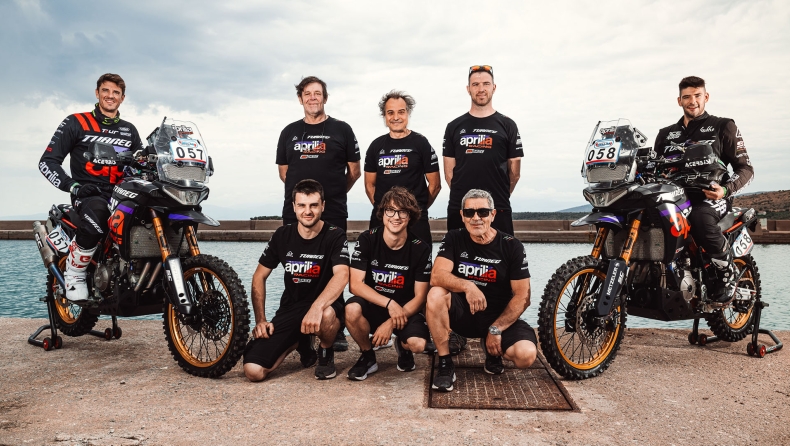 H Aprilia Tuareg Racing στο Hellas Rally Raid