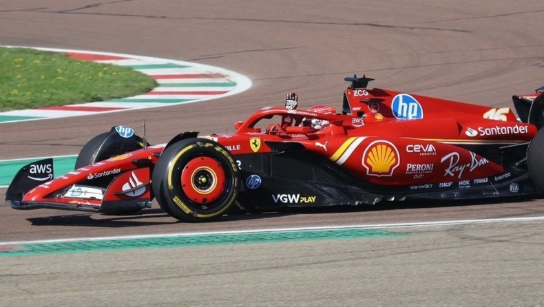 F1 - Η Ferrari στην πίστα με την αναβαθμισμένη SF-24 (vid)