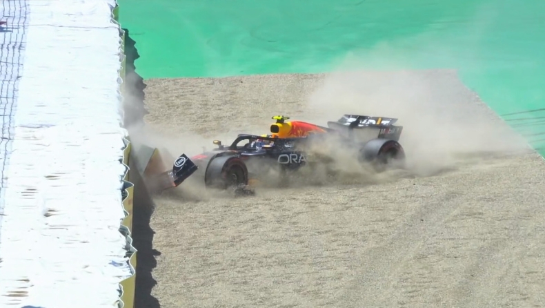 F1 - Ίμολα: Στον τοίχο ο Πέρεζ, όλα στραβά για τη Red Bull Racing (vid)