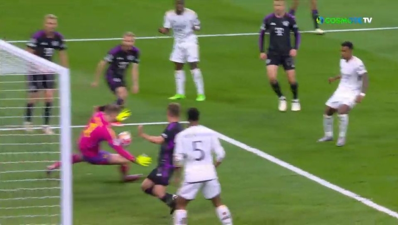 Ρεάλ Μαδρίτης - Μπάγερν Μονάχου: Μεγάλος Νόιερ, νίκησε με διπλή επέμβαση Βινίσιους και Ροντρίγκο (vid) 