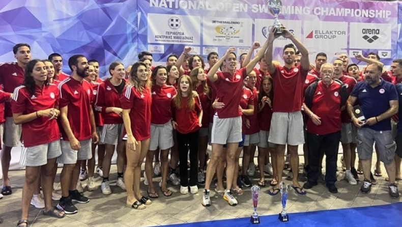  O Oλυμπιακός πρωταθλητής για 65η φορά στην κολύμβηση, ο Χρήστου έγραψε ιστορία