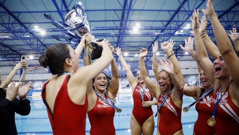 O Ολυμπιακός πρωταθλητής στην Α1 γυναικών