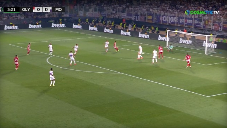 Video: Ο Ποντένσε «άγγιξε» το 1-0 στον τελικό του Confernce League και η αντίδραση στα Καμίνια (vids) 