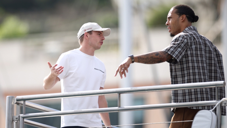 F1 - Στο Μονακό ο Φαν Ντάικ, ήπιε μπίρα με τον Φερστάπεν