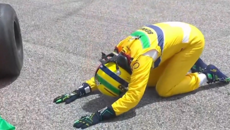 F1 - Ο Φέτελ οδήγησε και προσκύνησε το μονοθέσιο του Σένα (vid)