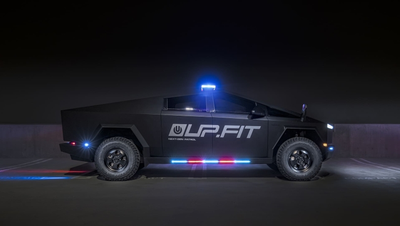 Tesla Cybertruck: Τώρα και περιπολικό (vid)